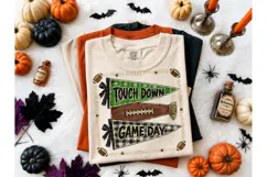 Touchdown Game Day Football PNG Tee Product Image 2