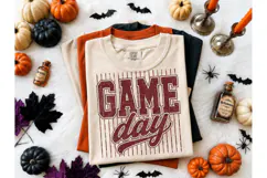 Game Day Fall Halloween PNG Shirt Design Product Image 2