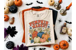 Pumpkin Market Fall Harvest PNG Tee Product Image 2