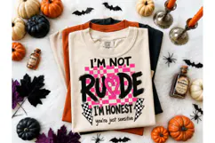 I'm Not Rude I'm Honest PNG Tee Design Product Image 2