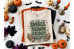 Small Town Friday Nights PNG Tee Design Product Image 2