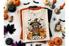 Spooky Raccoon Halloween PNG Tee Design Product Image 2