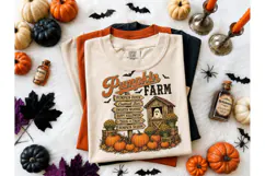 Pumpkin Farm Halloween PNG Shirt Design Product Image 2