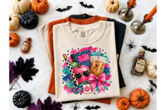 Teacher Apple Coffee PNG Sublimation Tee Product Image 2