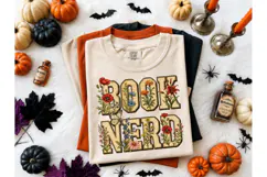 Book Nerd Wildflower PNG Sublimation Tee Product Image 2