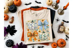 Fall Pumpkin Bow Coquette PNG Sublimatio Product Image 2