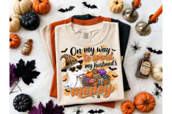 Halloween Ghost Spend Money PNG Shirt Product Image 2