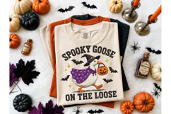 Spooky Goose Halloween PNG Shirt Design Product Image 1