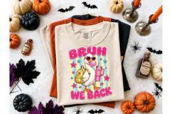 Bruh We Back Funny Duck PNG Tee Product Image 1
