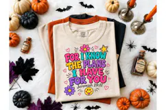 Jeremiah 29:11 Christian PNG Tee Design Product Image 1