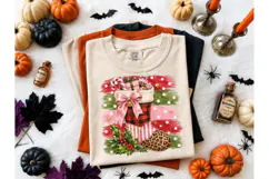 Christmas Stocking PNG Sublimation Tee Product Image 1
