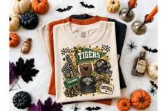 Tigers Football PNG Sublimation Tee Desi Product Image 1