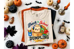 Back to School Dumpling PNG Tee Design Product Image 2