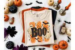 Boo Ghost Halloween PNG Shirt Design Product Image 2