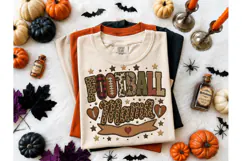 Football Mama PNG Sublimation Tee Design Product Image 2