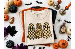 Halloween Ghost Trio PNG Shirt Design Product Image 2