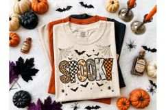 Spooky Halloween PNG Sublimation Tee Des Product Image 1