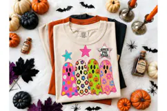 Halloween Ghost Cute PNG Shirt Design Product Image 1