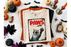 PAWS Cat Mouse Jaws Parody PNG Tee Product Image 2