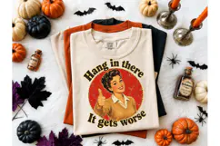 Hang In There It Gets Worse PNG Tee Product Image 1