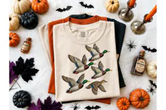 Flying Mallard Ducks PNG Shirt Design Product Image 2