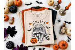Halloween Raccoon PNG Shirt Design Product Image 2