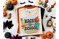 Back To School Retro PNG Shirt Design Product Image 2