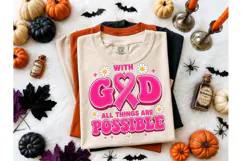With God All Things Possible PNG Tee Product Image 2