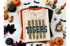 Tigers Leopard Print PNG Shirt Design Product Image 2