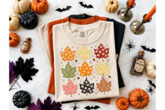 Fall Autumn Leaves PNG Shirt Design Product Image 1
