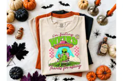 I'm Feeling Weird Alien UFO PNG Tee Product Image 2