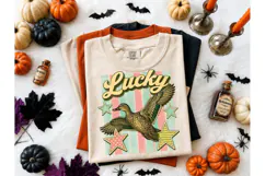 Lucky Duck Retro Vintage PNG Tee Design Product Image 2