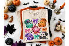 Kawaii Halloween Candy Box PNG Tee Product Image 2