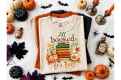 All Booked For Fall PNG Shirt Design Product Image 2