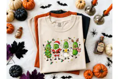 Christmas Pickle Characters PNG Shirt Product Image 2