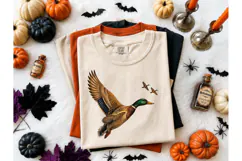 Flying Mallard Duck PNG Shirt Design Product Image 2