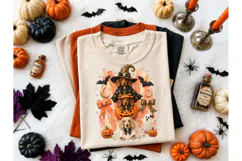 Halloween Dachshund Witch PNG Tee Design Product Image 2