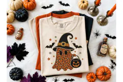Halloween Ghost Witch PNG Shirt Design Product Image 2