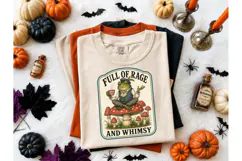 Full of Rage and Whimsy Frog PNG Tee Product Image 2