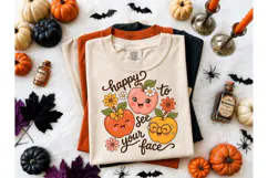 Happy To See Your Face Apple PNG Tee Product Image 2