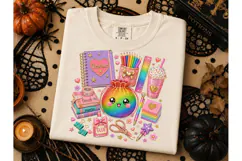 Cute Teacher School Supplies PNG Sublima Product Image 2