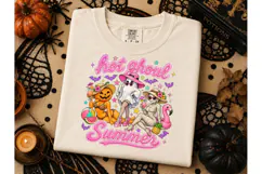 Hot Ghoul Summer Halloween PNG Tee Product Image 3