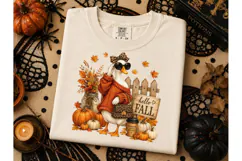 Hello Fall Fancy Duck PNG Shirt Design Product Image 3