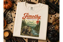 Jimothy Seattle Wildlife Bear PNG Tee Product Image 2