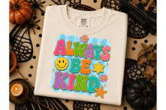 Always Be Kind Retro Smiley PNG Tee-Always Be Kind Retro Smi Product Image 3