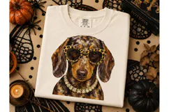Dachshund Halloween PNG Tee Design Product Image 3