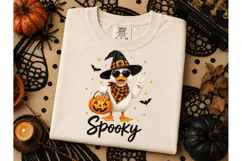 Spooky Duck Halloween PNG Shirt Design Product Image 2