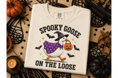 Spooky Goose Halloween PNG Shirt Design Product Image 2
