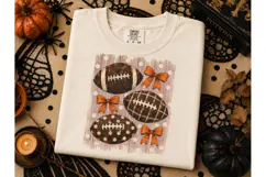 Football Bow Halloween PNG Shirt Design Product Image 3