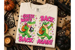 Guess Who's Back Alligator PNG Tee Product Image 2